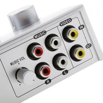 Mini Mixer KARAOKE System Audio Process Stereo Pre-Amplifier Microphone EU