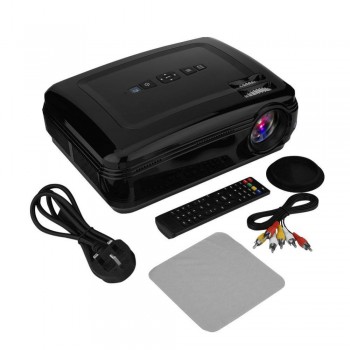 1080P Home Theater Projector 3000:1 Stereo Surrounding Sound 16.7K HD Projector for UK Plug