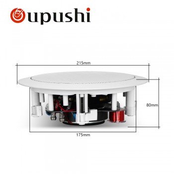 OUPUSHI  KS-818 Home sound system ceiling speaker cover 5 inch amplifier speaker 30w Impedence speaker ohm speaker