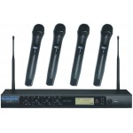 Professional UHF Wireless Karaoke Microphone 200CH x 4 Hand Held radio Microphones KTV MTV machine