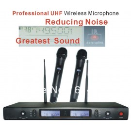 Professional UHF Wireless Karaoke Microphone 200CH 2x Hand Held radio Mic