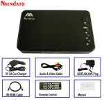 Mini Full HD Media multimedia Player Autoplay USB External HDD SD U Disk Media Player With Car Charger HDMI VGA AV FOR MKV RMVB
