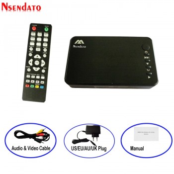 Mini Full HD Media multimedia Player Autoplay 1080P USB External HDD SD U Disk Media Player With HDMI VGA AV Output FOR MKV RMVB