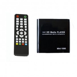 1080P Mini HDD Media Player MKV/H.264/RMVB HD with HOST USB/SD Card Reader