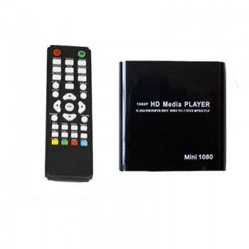 1080P Mini HDD Media Player MKV/H.264/RMVB HD with HOST USB/SD Card Reader