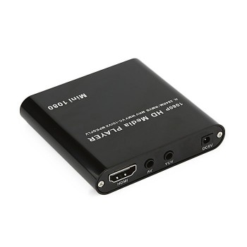 1080P Mini HDD Media Player MKV/H.264/RMVB HD with HOST USB/SD Card Reader
