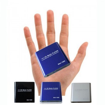 1080P Mini HDD Media Player MKV/H.264/RMVB HD with HOST USB/SD Card Reader