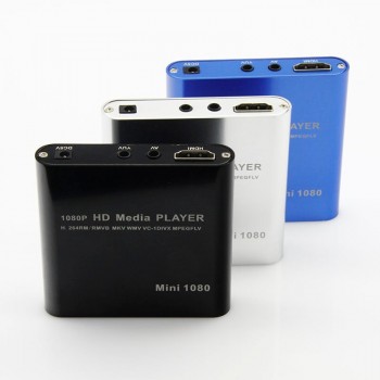 Full HD Multi Media Player 1080P TV Video HDMI YPbPr USB AV SDHC MKV AVI RM RMVB WITH Car adapter GIFT free shipping!