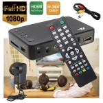 Full 1080P HD Multi Media Player HDMI/VGA/AV w/ Remote Control TV BOX 3 FAT32 NTFS Output EU/UK/US/AU Portable Easy Installation