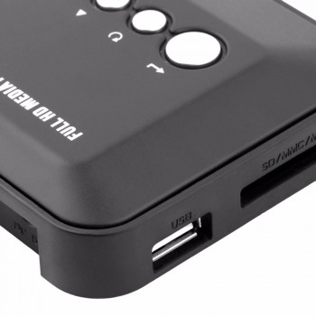 kebidumei USB 2.0 Media player 1080P HD SD/MMC TV Videos SD MMC RMVB MP3 Multi TV USB HDMI Media Player Box with remote control