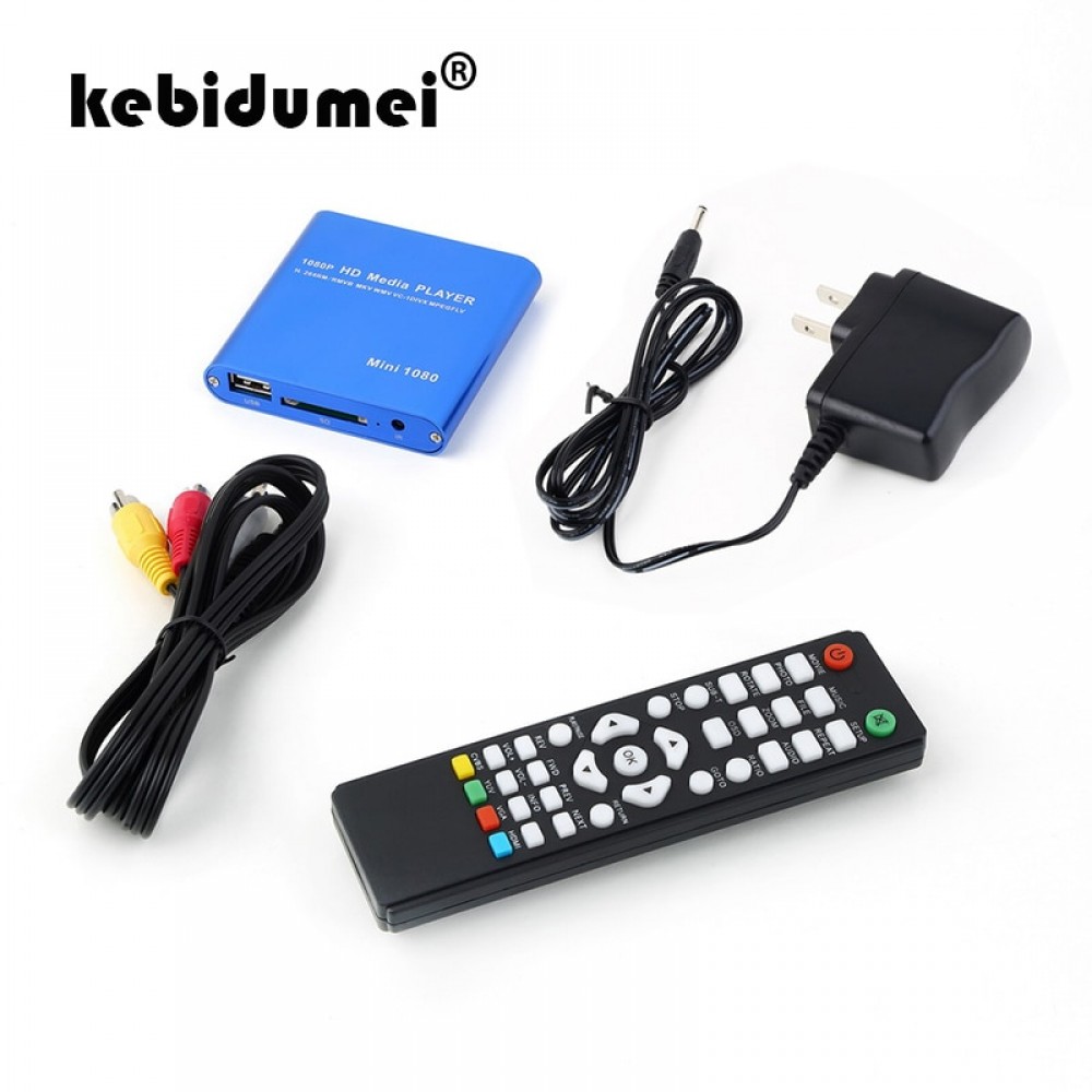 kebidumei Mini 1080P Hd Player USB External Hdd Player With SD MMC Card Reader HOST OTG Support Mkv Hdmi Hdd Media Player