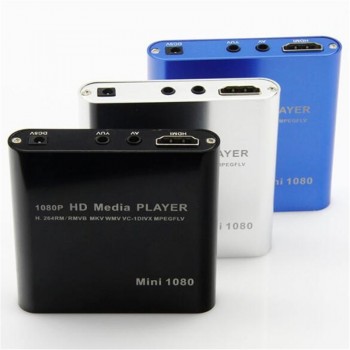 Mini Full HD 1080P USB External HDD Player With SD MMC U Disk Support MKV AVI HDMI Media Video Player IR Remote Blu-ray Player