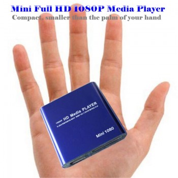 Mini Full HD 1080P USB External HDD Player With SD MMC U Disk Support MKV AVI HDMI Media Video Player IR Remote Blu-ray Player