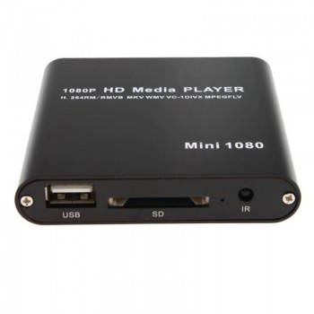 Mini Full HD 1080P USB External HDD Player With SD MMC U Disk Support MKV AVI HDMI Media Video Player IR Remote Blu-ray Player