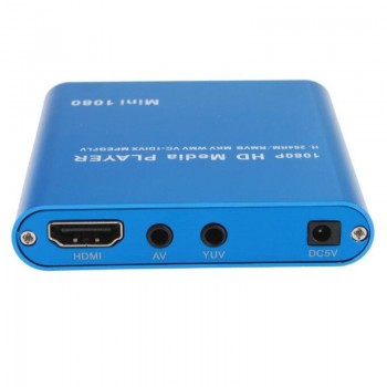 Mini Full HD 1080P USB External HDD Player With SD MMC U Disk Support MKV AVI HDMI Media Video Player IR Remote Blu-ray Player