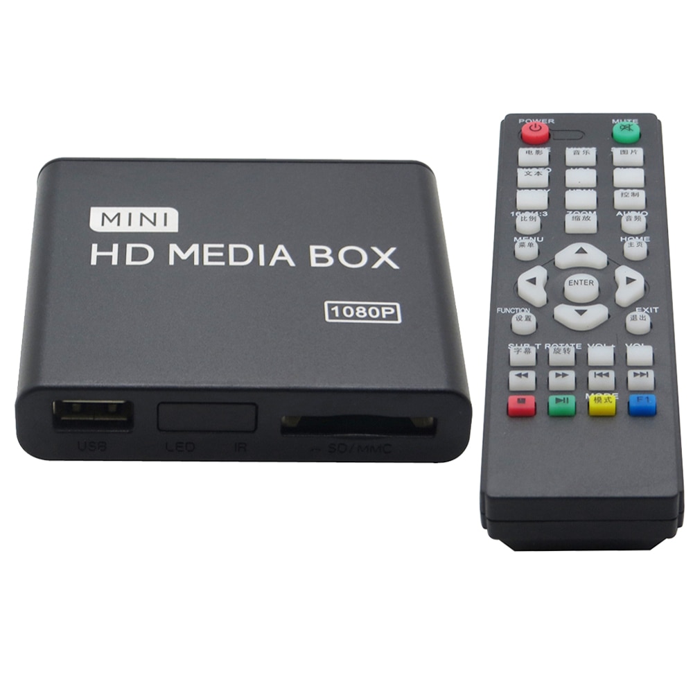 1080P Full HD Mini HDMI Media Player TV Video Multimedia Android Player Box Support MKV/RM-SD/USB/SDHC/MMC