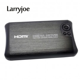 Larryjoe Mini 1000GB 2.5SATA Full HD 1080p MKV 2.5 HDD HDMI Media Player Center USB OTG SD AV TV AVI RMVB RM