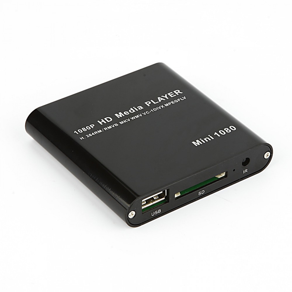 REDAMIGO FullHD 1080P Media Player Center MultiMedia Video Player with HDMI VGA AV USB SD/MMC Mpeg2-HD Surpport mkv H.264 HDD021