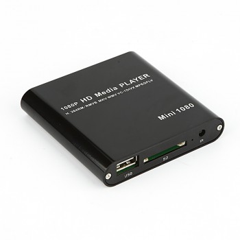 REDAMIGO FullHD 1080P Media Player Center MultiMedia Video Player with HDMI VGA AV USB SD/MMC Mpeg2-HD Surpport mkv H.264 HDD021