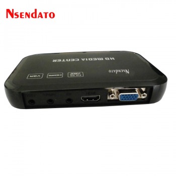 1080P Full HD Multimedia Media Player Center HDMI VGA AV USB SD/MMC Port Multi Media MKV Player With Remote Control for Dual USB