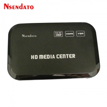 1080P Full HD Multimedia Media Player Center HDMI VGA AV USB SD/MMC Port Multi Media MKV Player With Remote Control for Dual USB