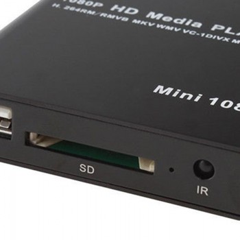 Mini HD 1080P SD USB Multi Media Player For HDMI/AV/MMC MKV AVI Blue-ray Movies EU Plug