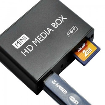 Larryjoe 2017 New Full HD 1080P Car Media Player HDMI,AV output,SD/MMC Card Reader/USB