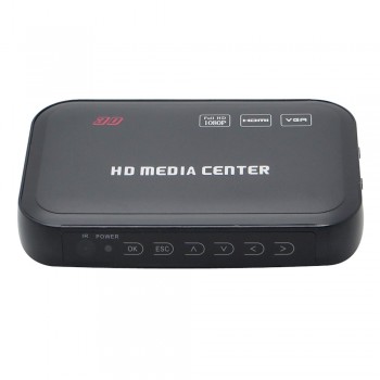 1080P Full HD Multi-function 3D Media Player Support HDMI VGA AV Output HD Media Center Wi-Fi Repeater
