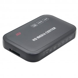 5pcs/lot 1080P Full HD 3D Media Player HDD HDMI Media Player Center with HDMI/AV/VGA Wif Repeater Function