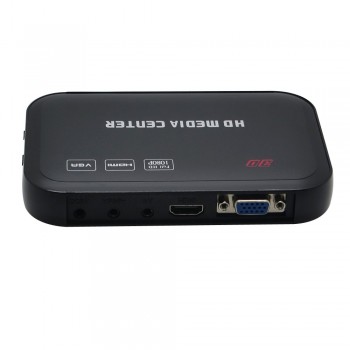 5pcs/lot 1080P Full HD 3D Media Player HDD HDMI Media Player Center with HDMI/AV/VGA Wif Repeater Function