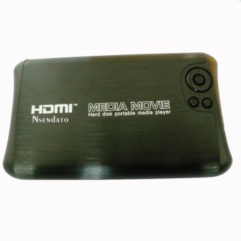 Mini 1080P 2.5SATA Full HD MKV 2.5 HDD HDMI Media Player USB OTG SD AV TV AVI RMVB RM external hdd himedia media player Center