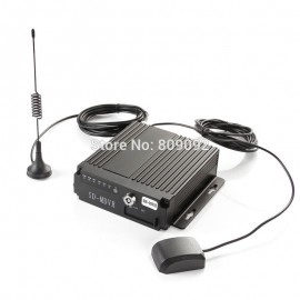 Mini 4CH AHD Car Mobile HD DVR SD 3G GPS Wifi Realtime Video Recorder IR Remote
