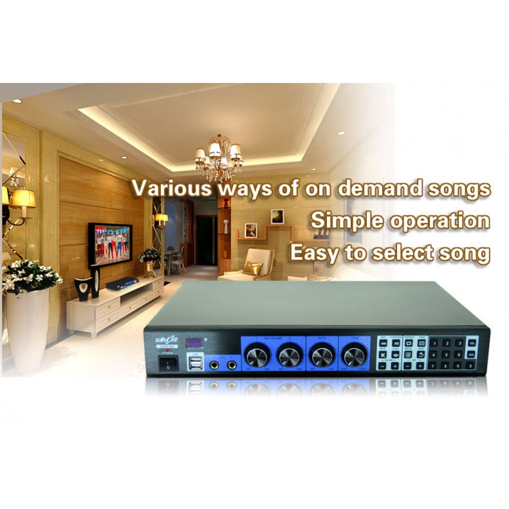 Home Karaoke Player Professional Karaoke System with songs,HDMI/ KTV/MTV.Support Iphone/Ipad/Smart Phone/Tablet/USB WIFI