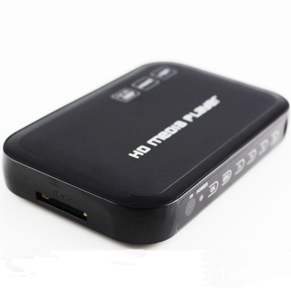 REDAMIGO Mini Full HD1080p H.264 MKV HDD HDMI Media Player Center USB OTG SD AV TV AVI RMVB RM HDDM3