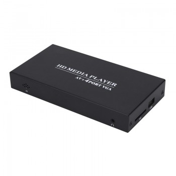 REDAMIGO Full HD 1080P Media Player Center MultiMedia Video Player Media box with 4ports VGA output AV USB SD/MMC HDD027
