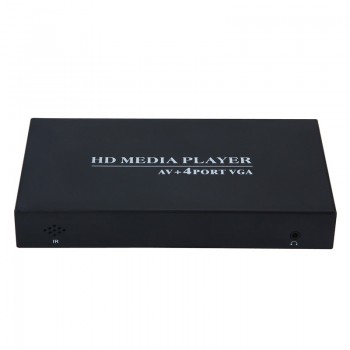 REDAMIGO Full HD 1080P Media Player Center MultiMedia Video Player Media box with 4ports VGA output AV USB SD/MMC HDD027