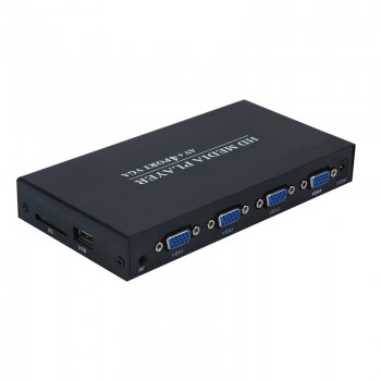 REDAMIGO Full HD 1080P Media Player Center MultiMedia Video Player Media box with 4ports VGA output AV USB SD/MMC HDD027