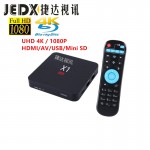 4K Digital Signage Player,Adverting player box,HD Media player HDMI/AV/USB/MiniSD Card ,QuadCore S905X Smart TV Box wifi 1GB+8gb