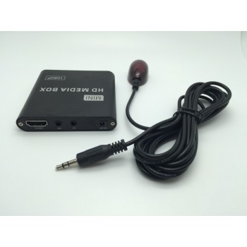 Mini HDD Media Palyer HDMI HD 1080P Disk Player Multimedia TV Box Advertising MKV Car Media Player IR Emitter Extension Cable