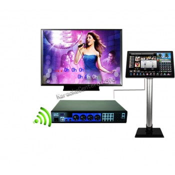 Dual Hard Drive Karaoke Jukebox 5TB HD System with More Songs +19Touch Screen HIGH END, HDMI output ,support Android Tablets