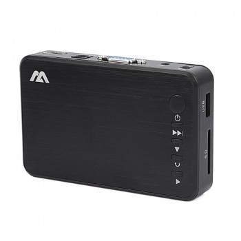Mini 1080P EU Plug HD Multimedia Player 5V/2A High Quality HDMI Multimedia TV BOX 3 Outputs HDMI/VGA/AV USB SD Card