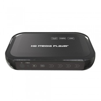 Full HD 1080P Multi-function 3D Media Player With 01 Remote Control HDMI VGA Multiple Modes HD Media Center Wi-Fi Repeater