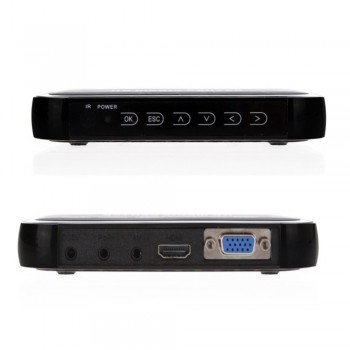 Full HD 1080P Multi-function 3D Media Player With 01 Remote Control HDMI VGA Multiple Modes HD Media Center Wi-Fi Repeater