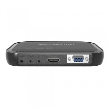 Full HD 1080P Multi-function 3D Media Player With 01 Remote Control HDMI VGA Multiple Modes HD Media Center Wi-Fi Repeater