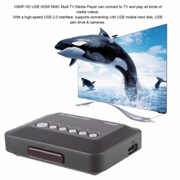 kebidumei 1080P HD SD/MMC TV Videos SD MMC RMVB MP3 Multi TV USB HDMI Media Player Box high quality