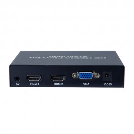 JEDX MP026 Mini HDMI 1080P Full HD Media Player Auto Play Support time switch function HDMI VGA AV