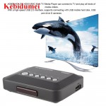 Kebidumei SD/MMC TV Videos DC 5V 2A HD 1080P USB HDMI Media Player Box SD MMC RMVB MP3 Multi TV with IR Remote Controller Newest