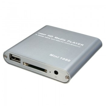 New Mini 1080P HDD Media Player MultiMedia Muti-function Video Player MKV/H.264/RMVB Full HD With HOST USB Card Reader