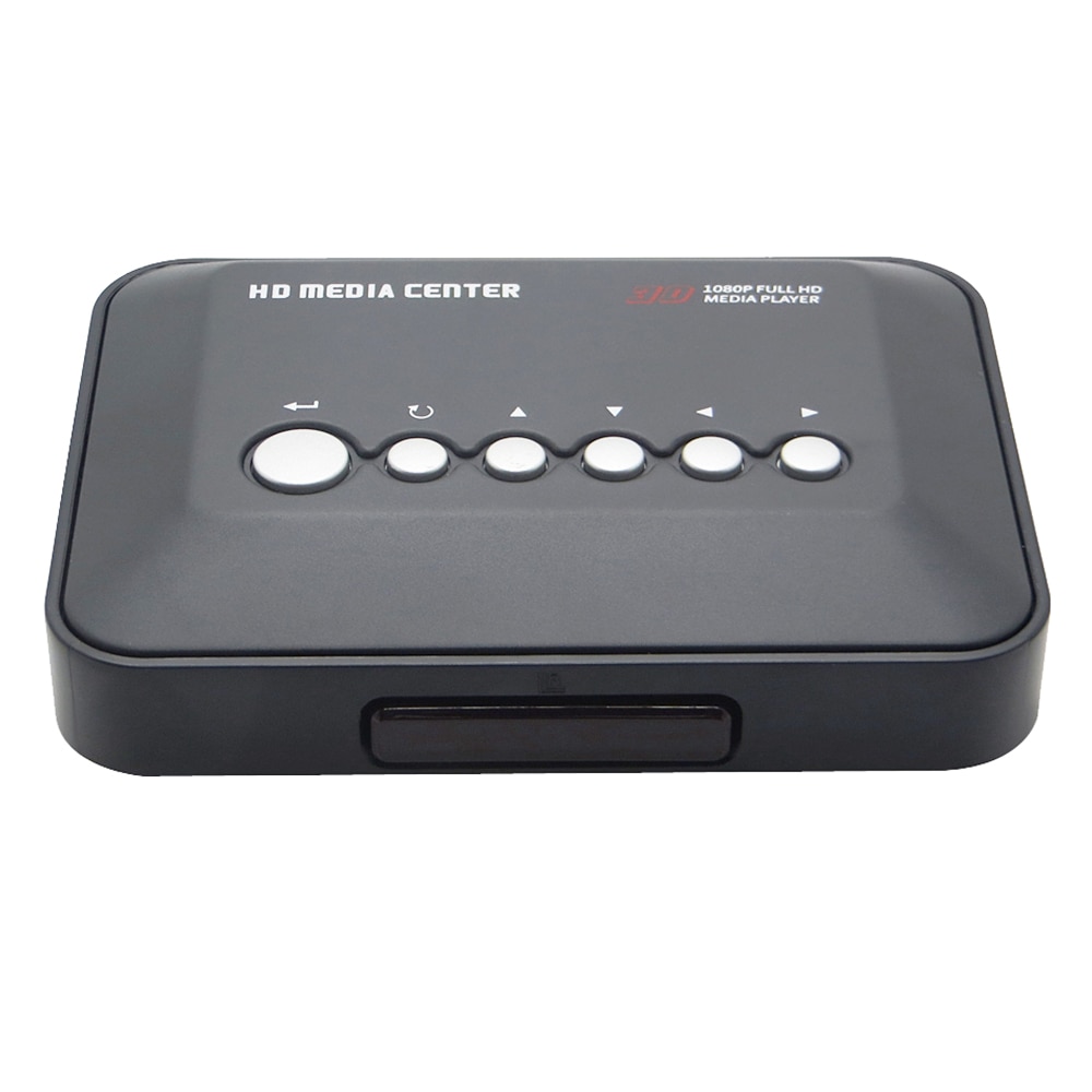 Mini Full HD 1080P H.264 MKV 3D HDD HDMI Media Player Center Support HDMI/AV/VGA/ USB/SD/MMC
