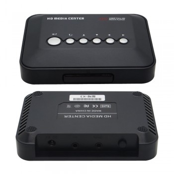 Mini Full HD 1080P H.264 MKV 3D HDD HDMI Media Player Center Support HDMI/AV/VGA/ USB/SD/MMC